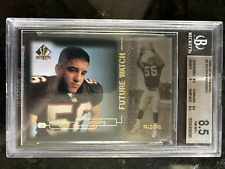 1998 SP Authentic #3 Keith Brooking Rookie Football Card BGS 8.5 1389/2000 MADE