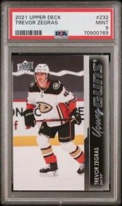 2021-22 Upper Deck #232 Trevor Zegras PSA 9 - Picture 1 of 2