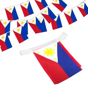 Anley Philippines String Flag Pennant Banners - 33 Feet 38 Flags - Bild 1 von 7