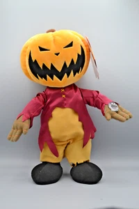Nightmare Before Christmas JACK SKELLINGTON Animated Pumpkin King Dancing Plüsch - Bild 1 von 7