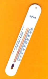 Joghurtthermometer, Joghurt - Thermometer, Kunststoff, weiß - Bild 1 von 1