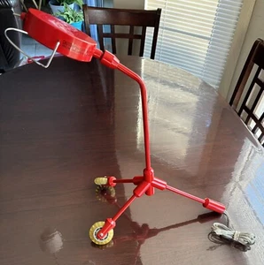 Vintage IKEA Kila Red Dog Table Lamp By Harry Allen Sweden Desk Lamp - PARTS - Picture 1 of 8