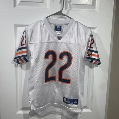Camiseta deportiva Reebok Matt Forte Chicago Bears #22 Road blanca juvenil mediana vintage nueva con etiquetas Foto 1 de 4