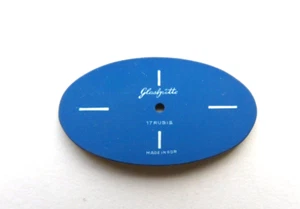 4) GUB Original Glashütte Face Caliber Kal.09-20 Blue Across Oval - Picture 1 of 1