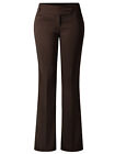 Mixmatchy Relaxed Boot-Cut Stretch Office Pants Trousers Slacks