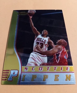 1996-97 Bowman's Best Scottie Pippen #1 Basketball Card - Chicago Bulls - Picture 1 of 2