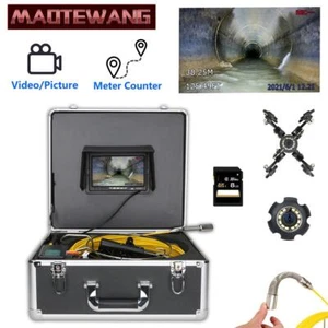 Sewer Inspection Camera Drain DVR Video Recording Pipe Industrial Endoscope - Picture 1 of 11
