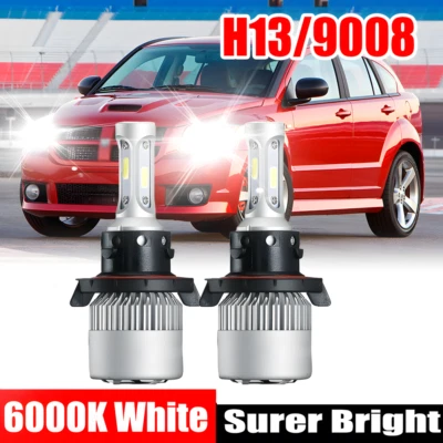 Bombillas LED altas-bajas 9008/H13 para Dodge Caliber Hatchback 4 puertas 2007-2012 Foto 1 de 4