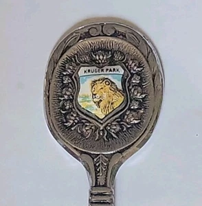 Kruger Park Lion South Africa Souvenir Spoon  RARE  - Picture 1 of 3