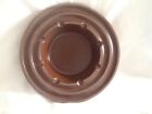 Haeger 2128, ASHTRAY, beige tan brown speckled, 7.5 inches wide USA
