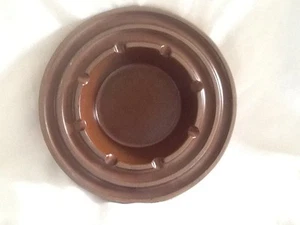 Haeger 2128, ASHTRAY, beige tan brown speckled, 7.5 inches wide USA - Picture 1 of 7