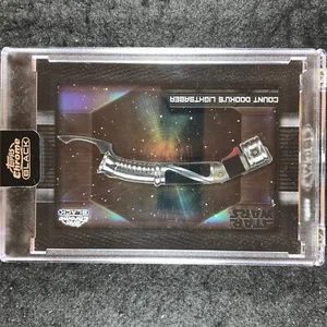 2024 Star Wars Chrome Black COUNT DOOKU'S LIGHTSABER Depth of the Dark Side #12 - Picture 1 of 1