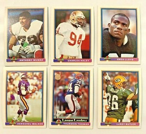 1991 Bowman Football Cards You Pick Singles -- Complete Your Set