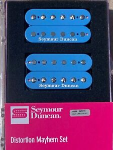 Seymour Duncan Distortion Mayhem Blue Humbucker Pickup Set SH-6b & SH6n