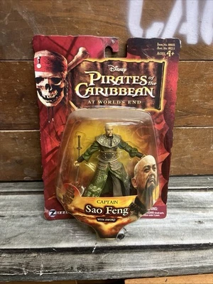 Figura de acción Capitán Sao Feng 2007 4" Zizzle Disney Piratas del Caribe Foto 1 de 4