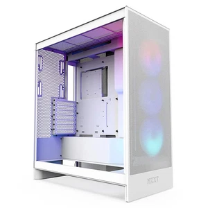 🔥NZXT H7 Flow 2024 Boîtier PC Mid-Tower ATX avec ventilateurs blanc NEUF & SCELLÉ🔥 - Photo 1/5