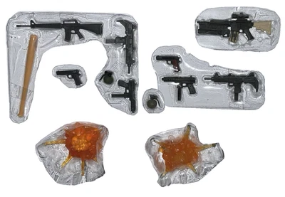 Лот товаров Marvel Legends Каратель Ник Фьюри Игровая вселенная ОРУЖИЕ M-16 Винтовка Бита Uzi - Изображение 1 из 4