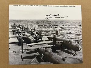 David Thatcher "Doolittle Raiders" Autographed 8x10 Photo Autograph Picture - Picture 1 of 1