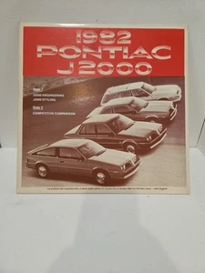 Vintage 1982 Pontiac J2000 Showroom Diplay Laserdisc - Bild 1 von 4