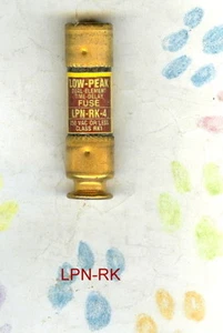 BUSS LPN-RK4 FUSE LPNRK 4 250 VOLT 4 AMP LPN-RK 4 - Picture 1 of 1