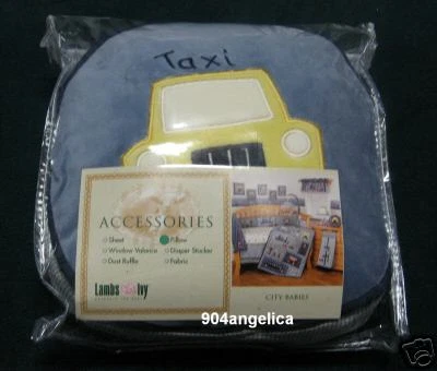 Lambs & Ivy "City Babies" Throw Pillow NIP - Image 1 of 1