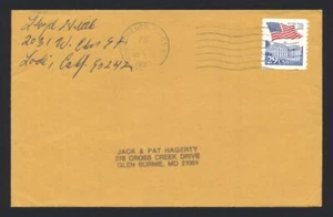 LLOYD HITTLE SIGNED Envelope (d.2012) Washington Senators - Picture 1 of 3
