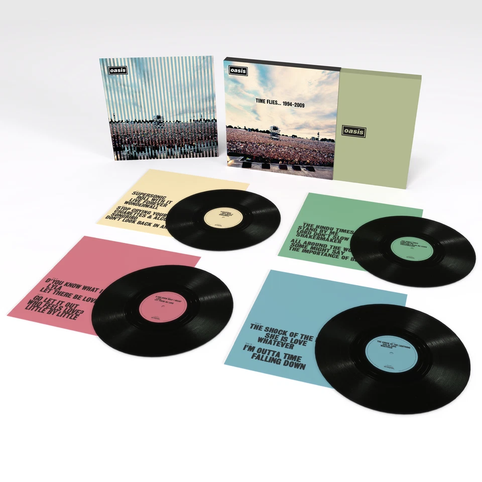 Oasis - Time Flies... 1994-2009 (Big Brother Recordings) 4LP Vinyl 12" Box Set - Image 1 of 1