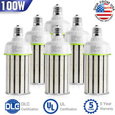 6-Pack 100W LED Corn Light Large Area Warehouse Workshop Factory High Bay Bulb