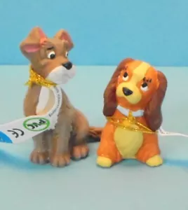 Disney : neue Serie SUSI / Lady & STROLCH / Tramp = 2 Figuren komplett Bullyland - Bild 1 von 1