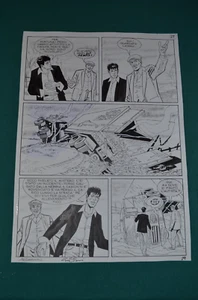 Montanari & Grassani Original Comic Art Tavola Originale # 25 Maxi Dylan Dog #13 - Imagen 1 de 1