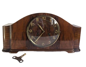 RELOJ REPISA MADERA JUNGHANS AÑOS 40 MEDIADOS SIGLO ANTIGUO Alemania - Imagen 1 de 16