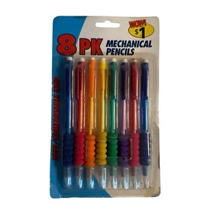 Vintage Druckbleistift Squishy Kissen Sof Grip Multi Color 8er Pack 0,7 mm Mine - Bild 1 von 3