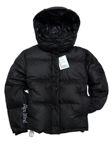 NWT COACH Women's Black Short Down Puffer Jacket Size-L MSRP: $650 - Picture 1 of 16
