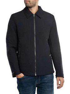 Ted Baker Men's Quilted Harrington Jacket, Black - Picture 1 of 8