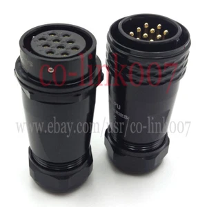 WEIPU SA28 10Pin Panel Mount Waterproof Cable Connector,25A Aviation Plug Socket - Picture 1 of 7