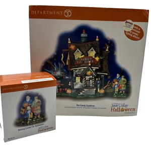 DEPT 56 SV BONBONIERE KESSEL 54609 & BONBONIERE BEKOMMEN FÜR HALLOWEEN 54609 SET NEU! - Bild 1 von 20