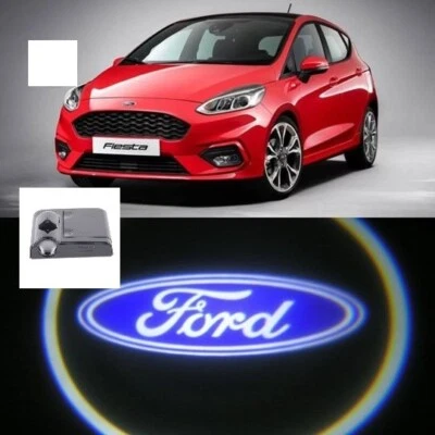 ✅✅ LED SOTTOPORTA SOTTO PORTA PER TUTTE AUTO CON LOGO FORD BATTERIA FACILI ✅ - Immagine 1 di 4