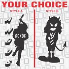 ANGUS YOUNG AC/DC Aufkleber Vinyl Aufkleber Auto LKW Spaß Angus AC/DC Band Logo
