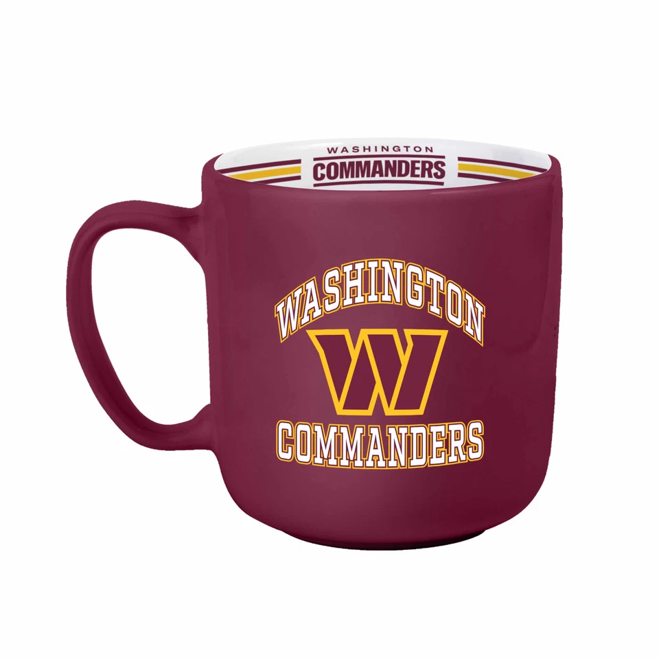 Washington Commanders Logo Brand NFL 15oz  Stripe Mug - Image 1 of 1