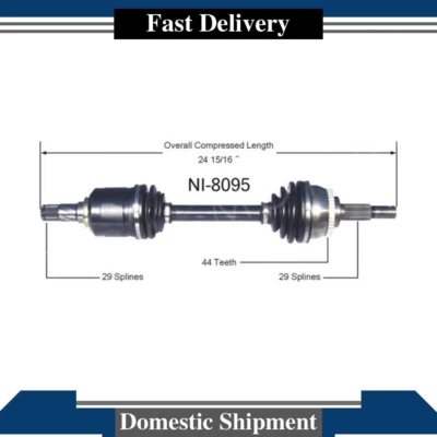 Junta eje CV conductor delantero izquierdo 1x para 2000 2001 2002 2003 04 Nissan Máxima I35 Foto 1 de 3
