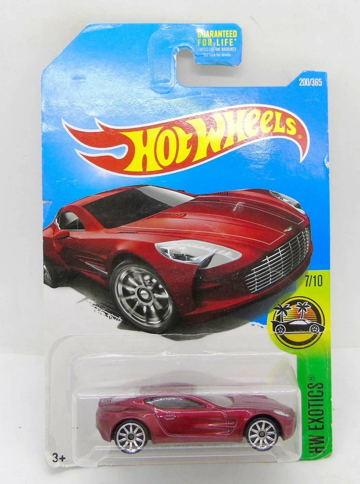 4934 HOT WHEELS CARTE US / 2017 / #200/365 ASTON MARTIN ONE 77 - Photo 1/1