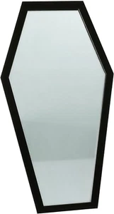 Coffin Mirror – 21 In., Decorative Mirror for Wall Decor, Living Room, Bedroom, - Picture 1 of 10