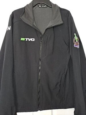 Custom Helly Hanson M Zip TVG Horse Racing Jacket 2020 Breeders Cup At Keeneland - Image 1 of 3