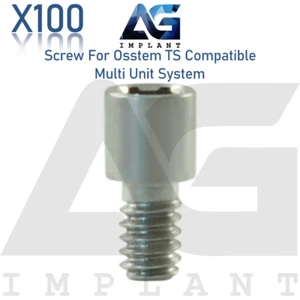100 Tornillos de Fijación Prótesis Ajuste Multi Unidad 0stem® TS Sistema Multi Pilar - Imagen 1 de 3