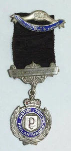 1950s STERLING SILVER ROAB STOCKTON LODGE ELEVATION BREAST MEDAL BRISBANE MAKER - Picture 1 of 12
