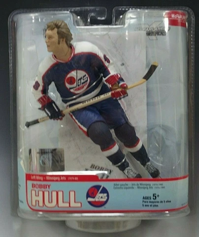 MCFARLANE BOBBY HULL  FIGURINE WINNIPEG JETS  NHL LEGENDS 5 SERIES NIB Cover