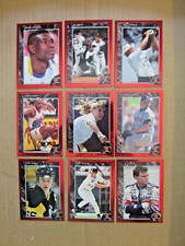 1990 LEGENDS SPORTS MEMORABILIA MAGAZINE CARDS RED FOIL TRIMMED #'s 19-27