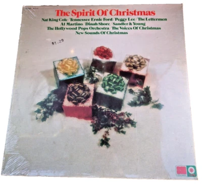 NEW The Spirit of Christmas LP 1971 Capitol SL-6731 Nat King Cole Peggy Lee - Image 1 of 2