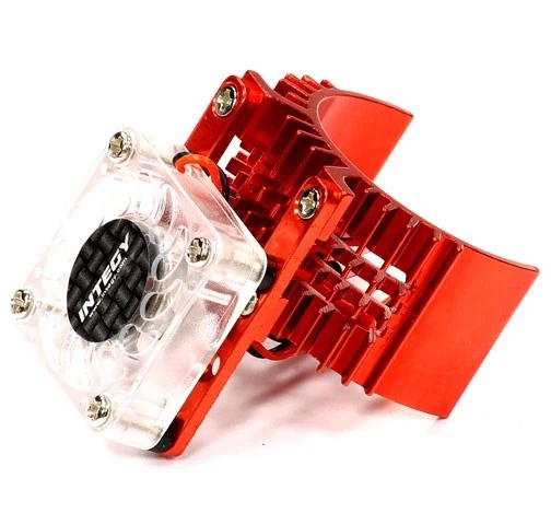 Integy Motor Heatsink Fan for Traxxas Stampede Rustler Bandit Slash XL-5 (Red) - Image 1 of 1