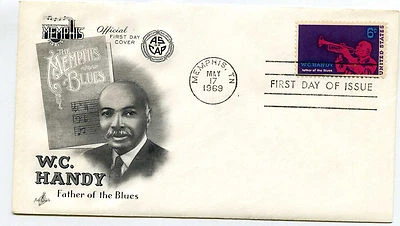 1372 W. C. Handy, ArtCraft variety, 'ASCAP'   FDC - Image 1 of 2